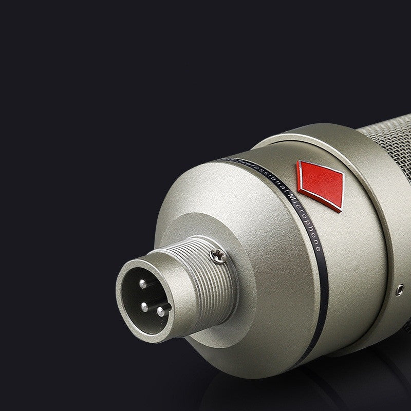 Wired Condenser Microphone Singing Recording Live Broadcast Equipment