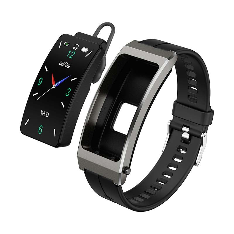 K13S Smart Bracelet Time Setting Bracelet Headset 2-in-1