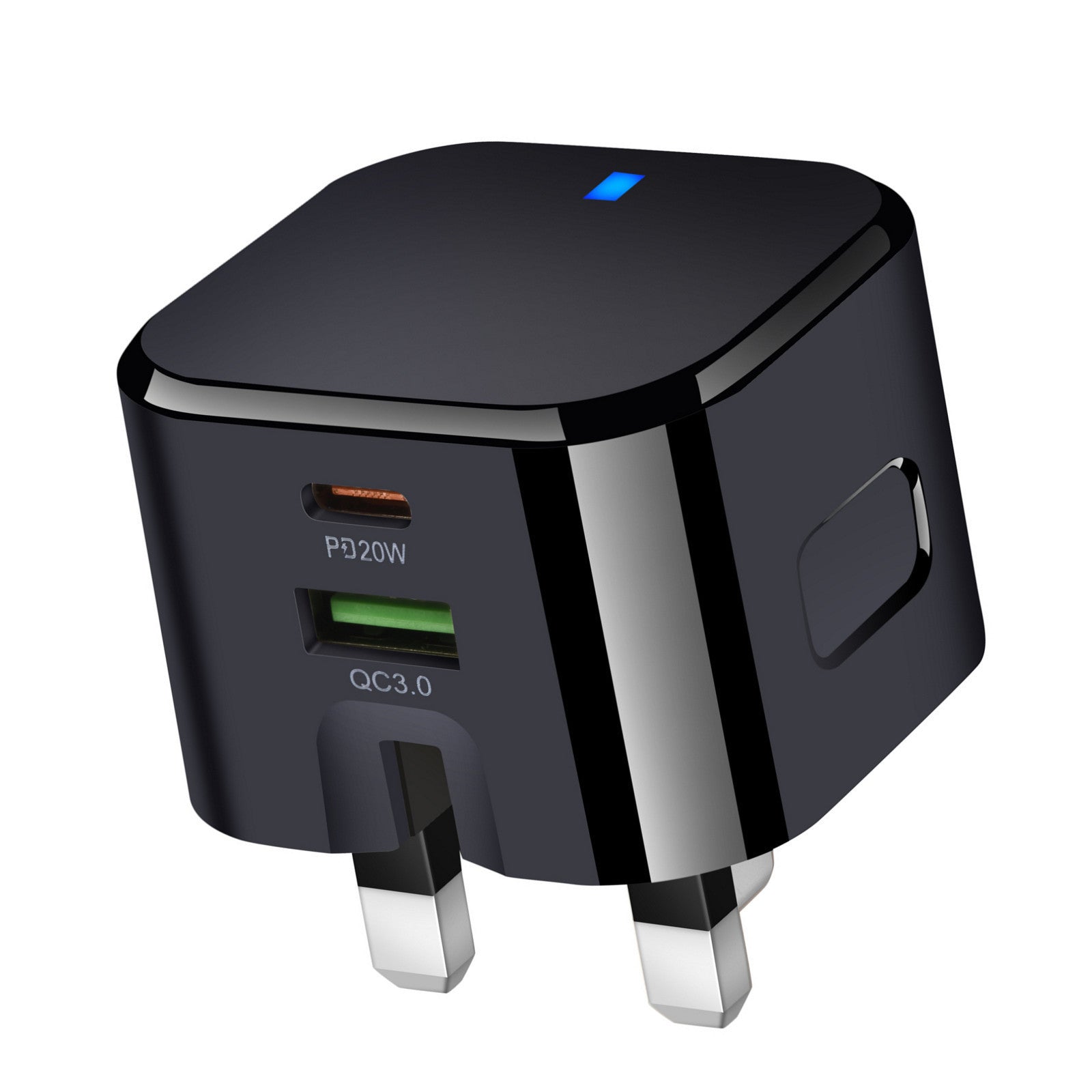 British Fast Charging Folding Foot Charger