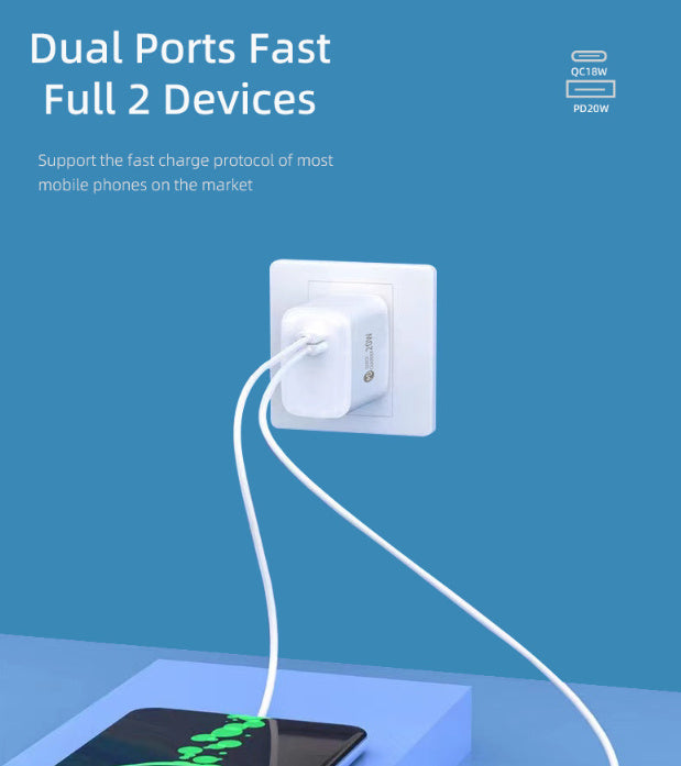 Mobile Phone Charging Plug Fast Charge PD20W Applicable
