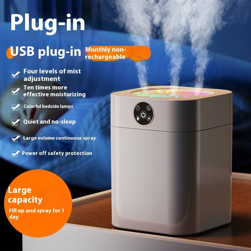 Fashion Super Large Mist Humidifier Household Mute