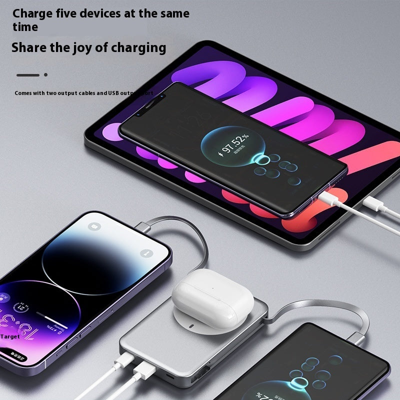 66W Two-wire Magnetic Super Fast Charge Wireless Power Bank