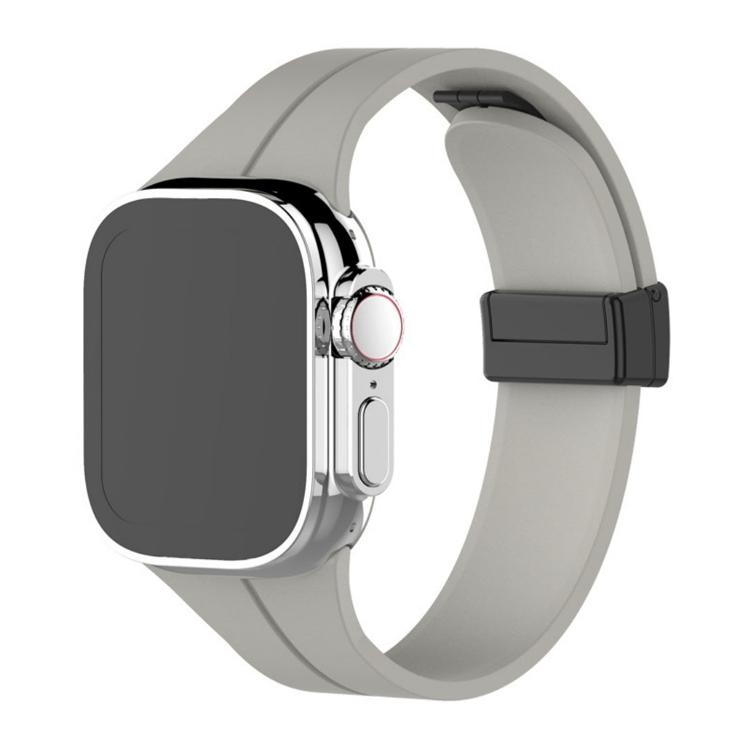 Folding Buckle Strap Sports Silicone Butterfly Buckle Strap