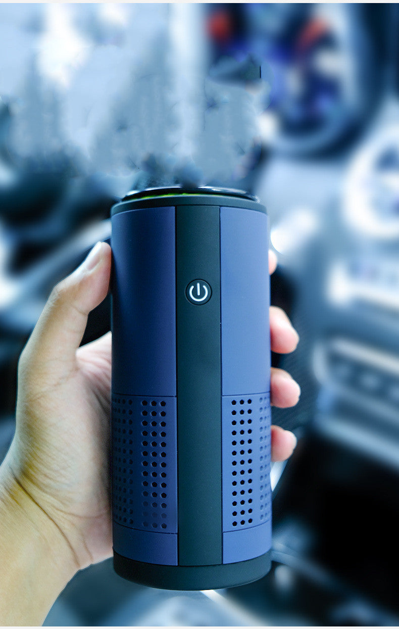 Negative ion vehicle air purifier