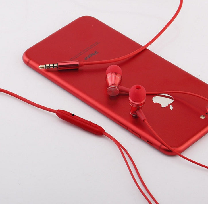 The wire with Maiwan universal bass music have a fever with wheat In-Ear Earphones absorbing new metal magnet magnet