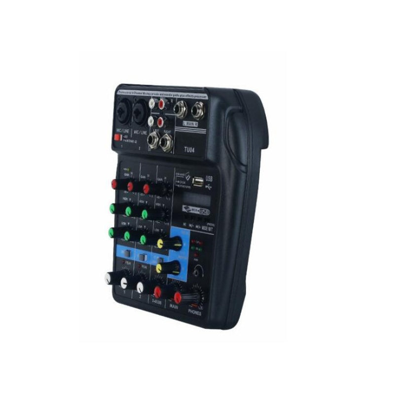 Bluetooth stage show live home small with reverb with amplifier USB professional mixer