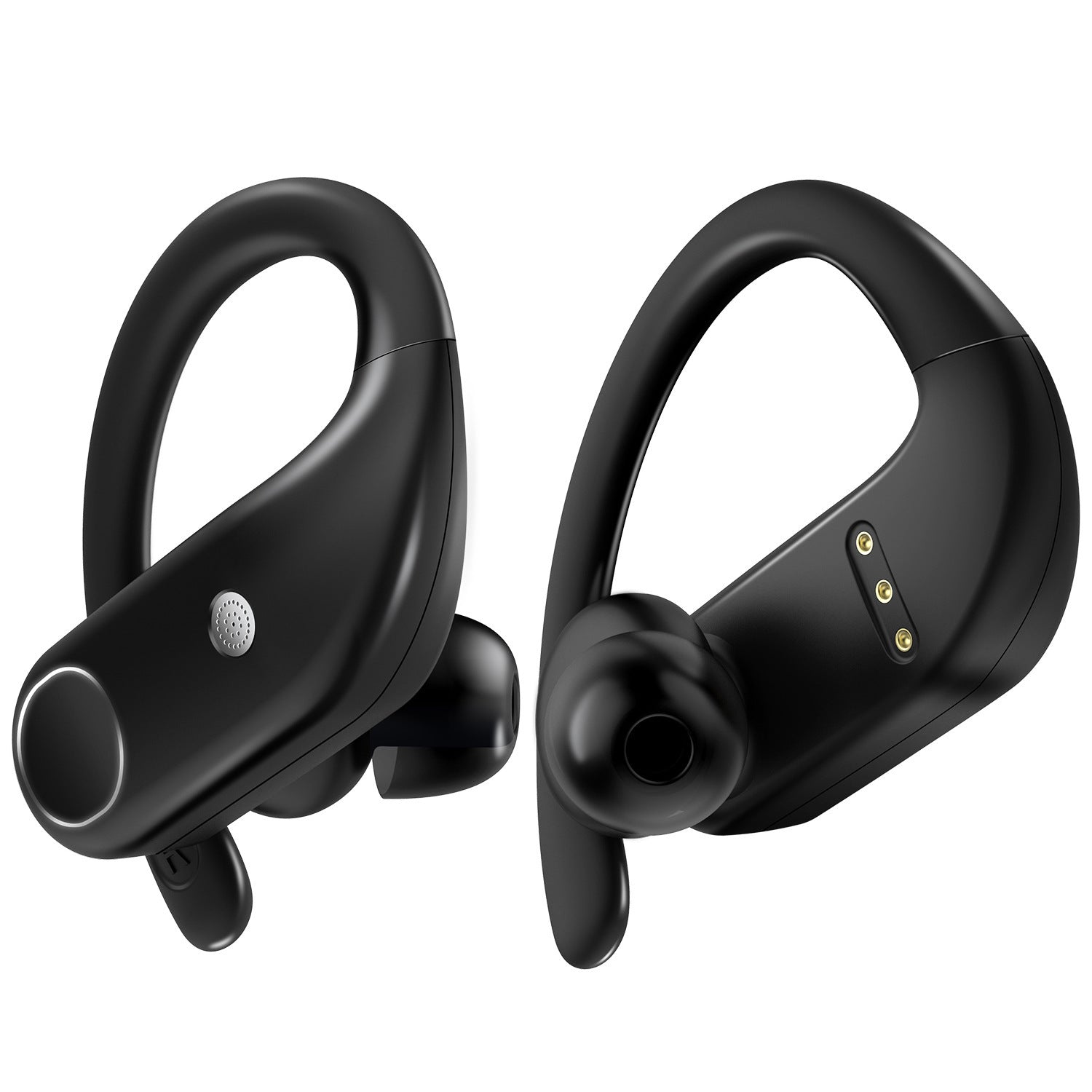 New ENC Double Microphone Noise-reduction Bluetooth Headset Level 7 Waterproof Headset Ear-mounted Base Mobile Power Supply