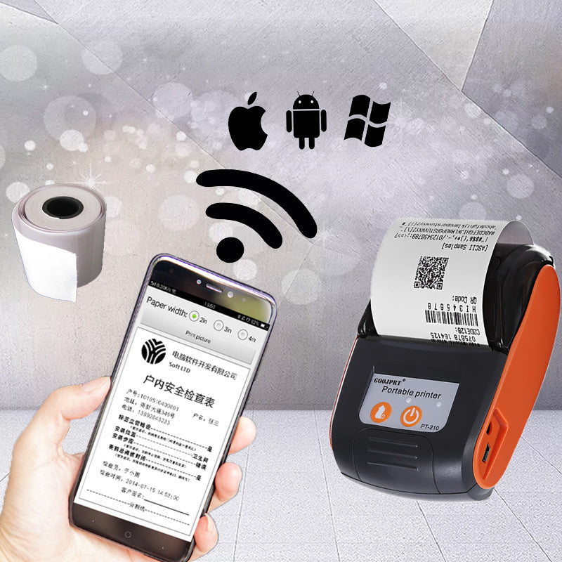 Portable micro taxi ticket printing machine