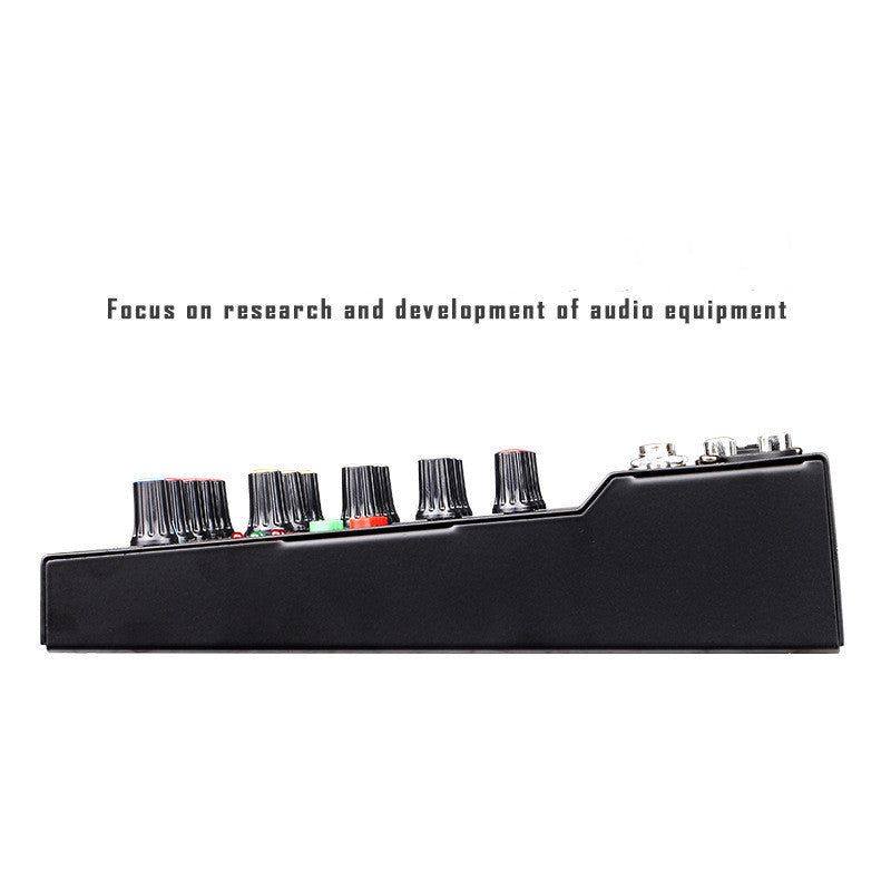 Mini 6-way Professional Bluetooth Mixer Sound Card Mixer
