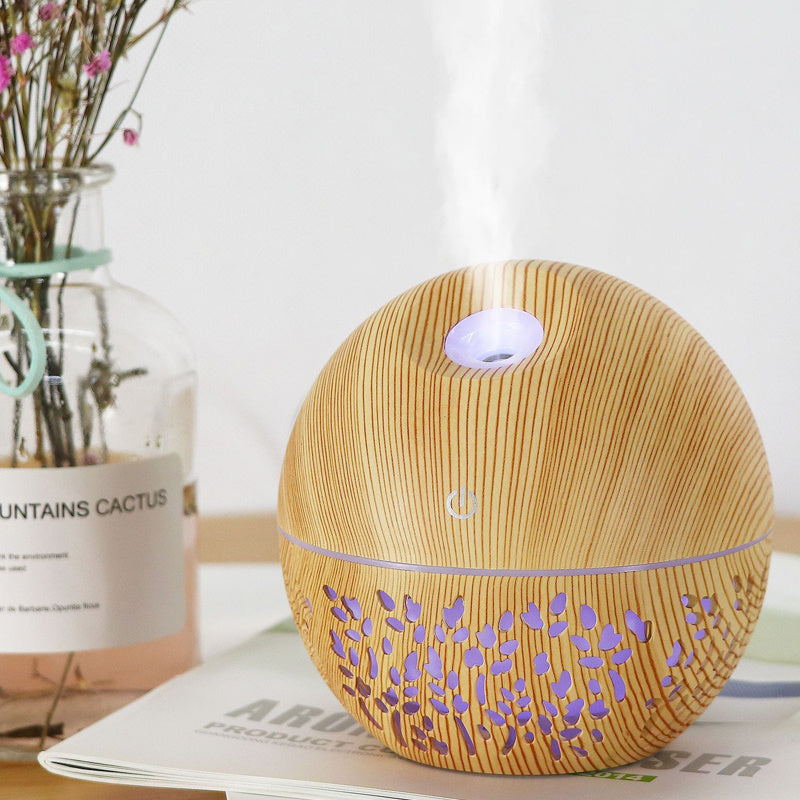 Household Mini Air Conditioner Wood Grain Aroma Diffuser