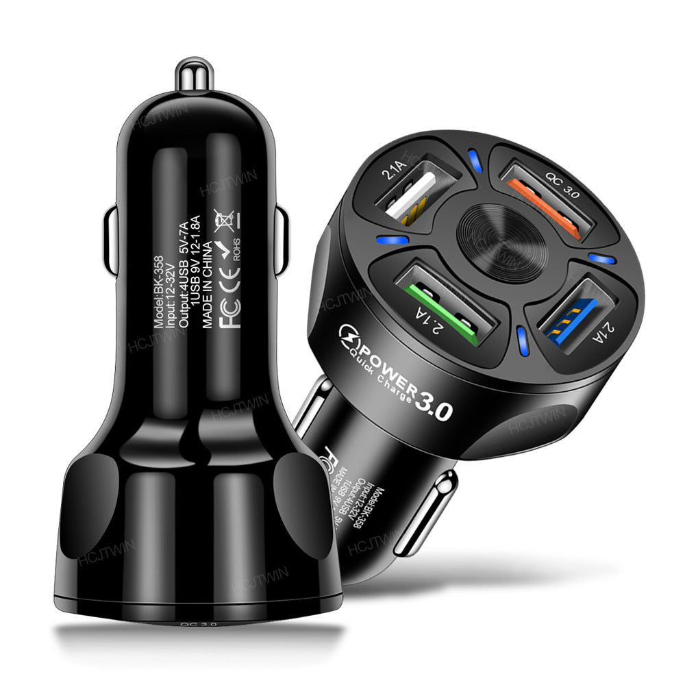 Fast Charge Car Charger One For Four