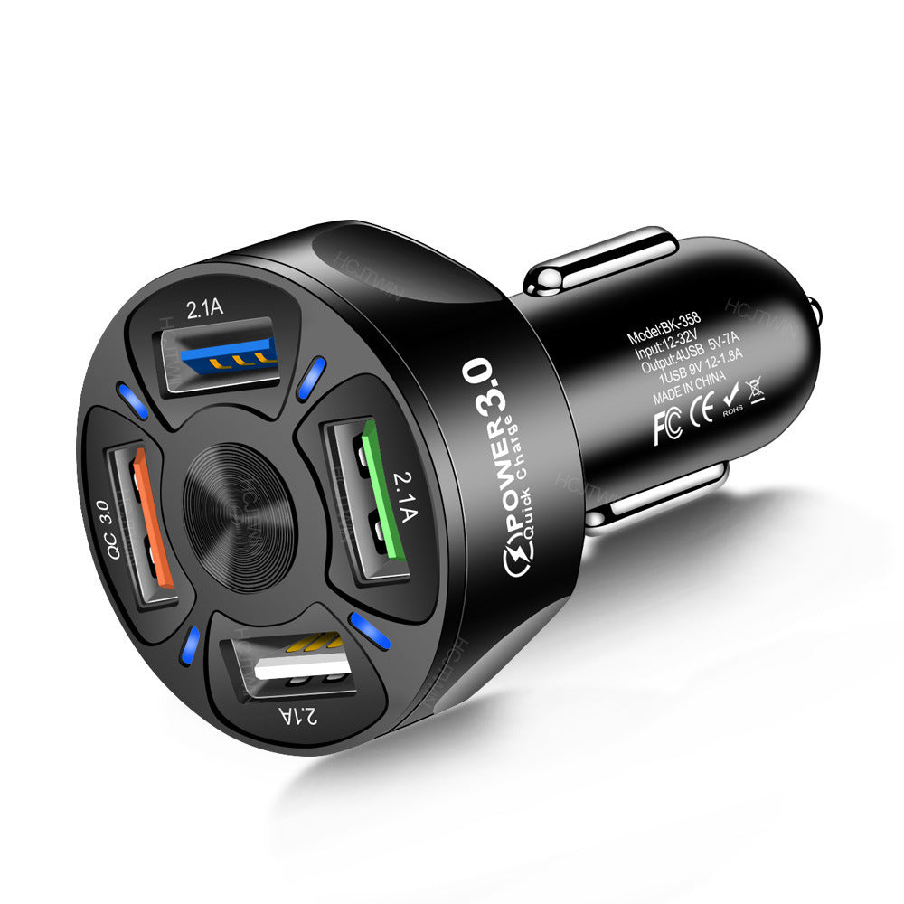 Fast Charge Car Charger One For Four