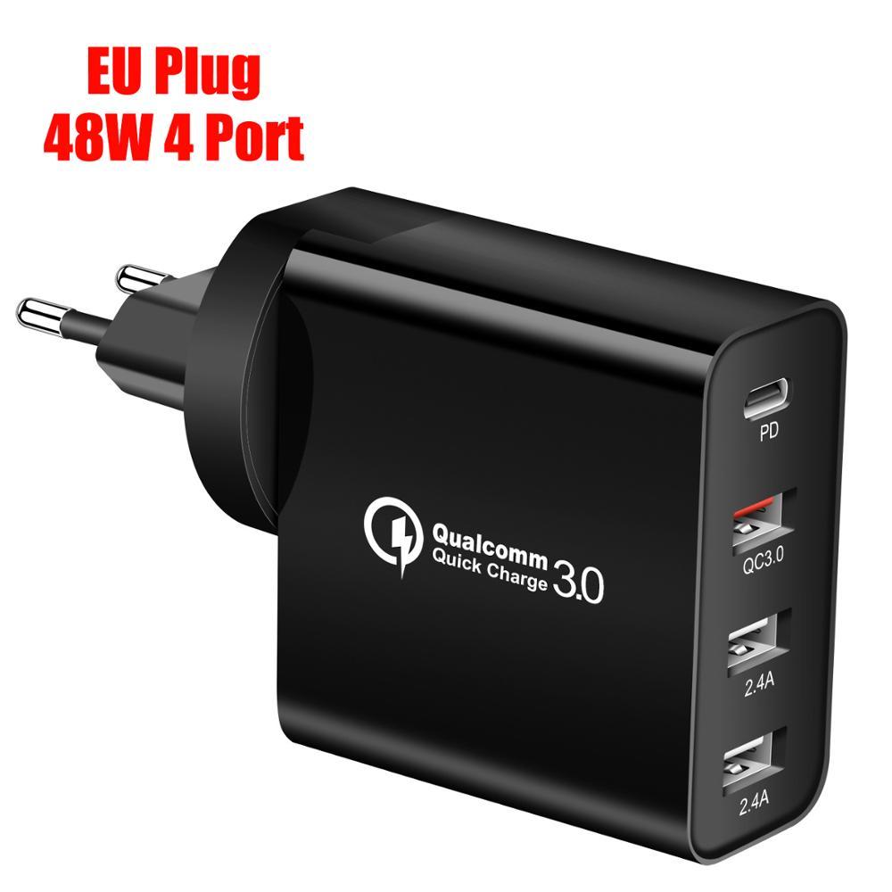 Mobile Phone Charger PD QC Dual Fast Charging Head