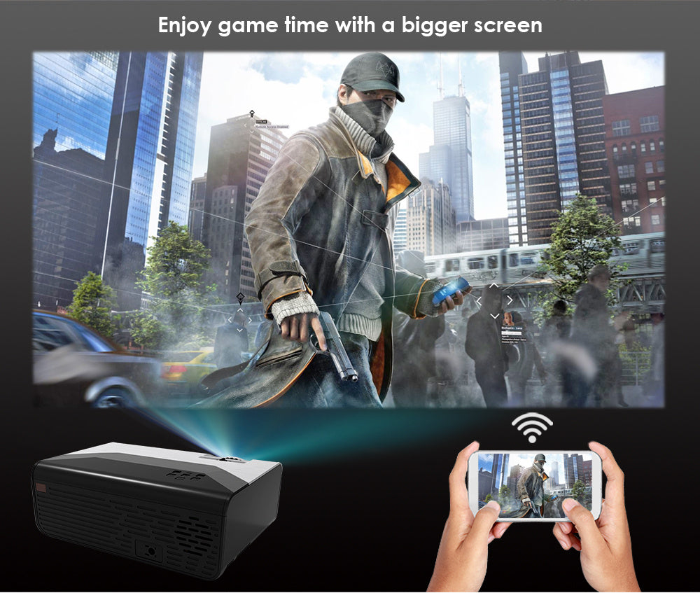 Portable Projector Home High-definition Wireless Machine