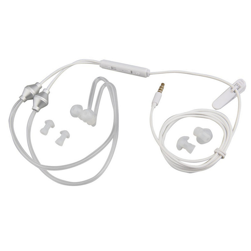 Mobile Phone Health Earphones With Microphone Bilateral in-ear Air Duct Health Non-hazardous Earphones