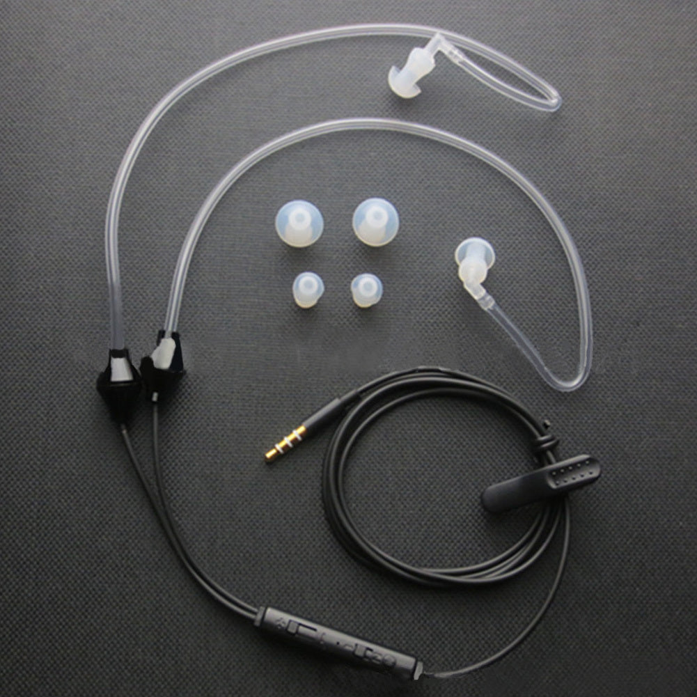 Mobile Phone Health Earphones With Microphone Bilateral in-ear Air Duct Health Non-hazardous Earphones