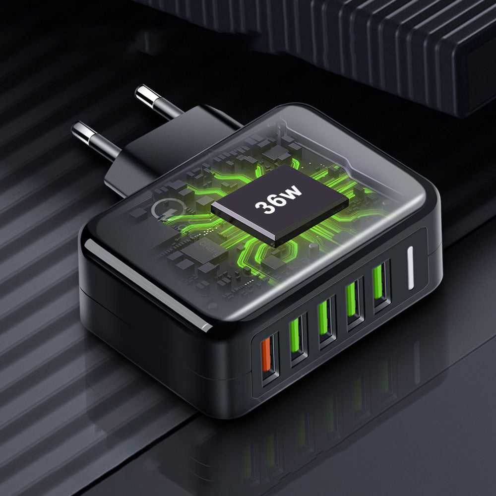 The new 5U Super Fast Charger 36W European And American Standard Charger