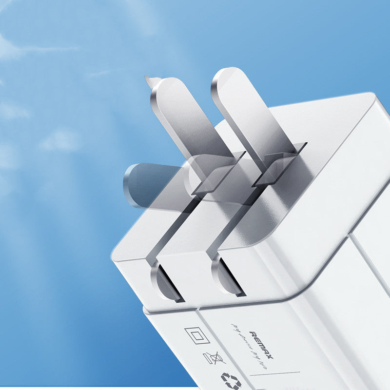 REMAX multi-function 4-head multi head Chinese British European standard charger quick charging mobile phone QC charging head 3C power adapter