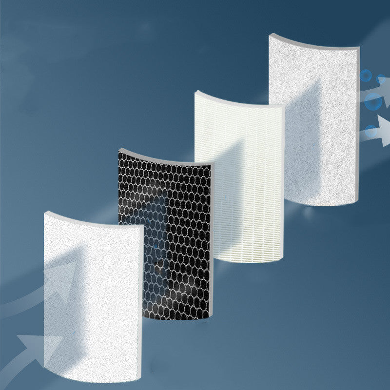 Cross-Border New Home Air Purifier Manufacturer Desktop Bedroom Deodorizing And Sterilizing H13 Filter Element