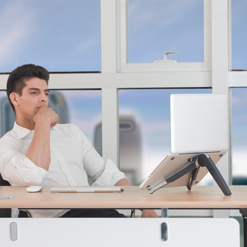The Laptop Stand Can Be Folded To Increase The Height And Portable
