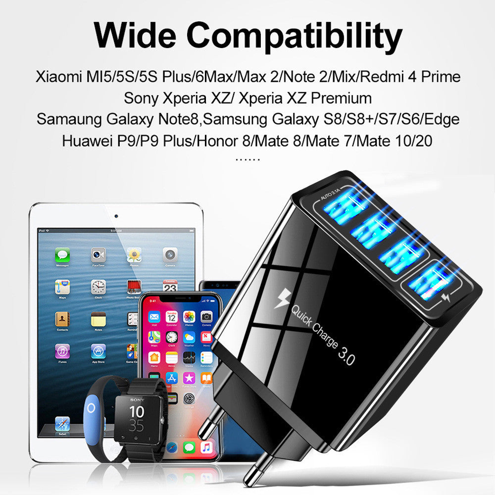 Fast Charging 4.1a Multi Port USB Charger