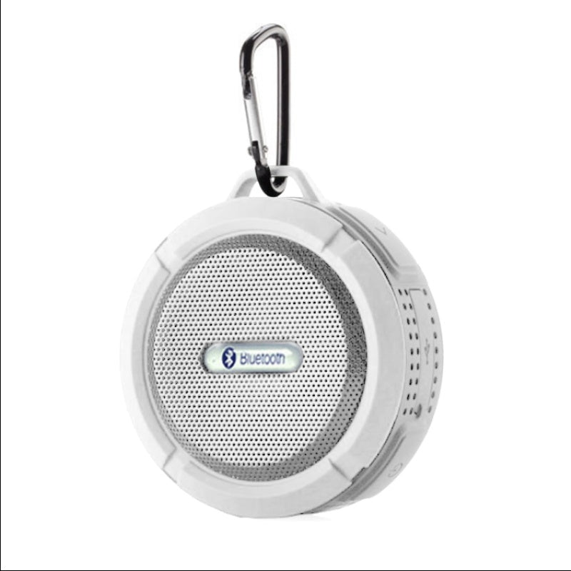 C6 new waterproof suction cup wireless bluetooth speaker three anti-plug card small stereo outdoor portable hands-free call speaker