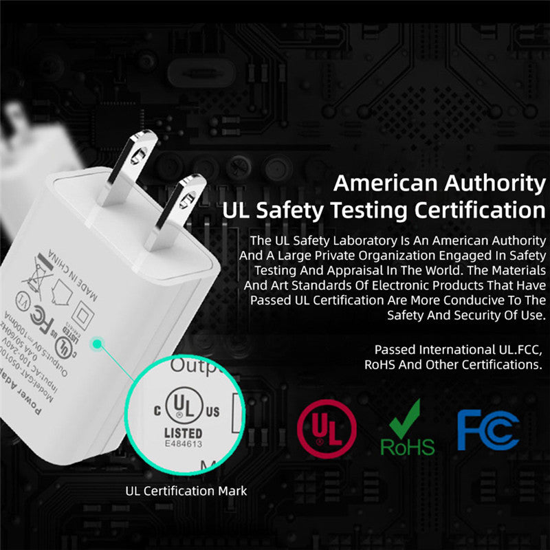 FCC Certified American Power Adapter Universal