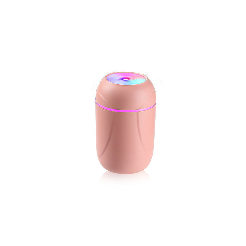 The new creative colorful cup humidifier supports custom logo home car water replenishment instrument colorful rotating atmosphere light