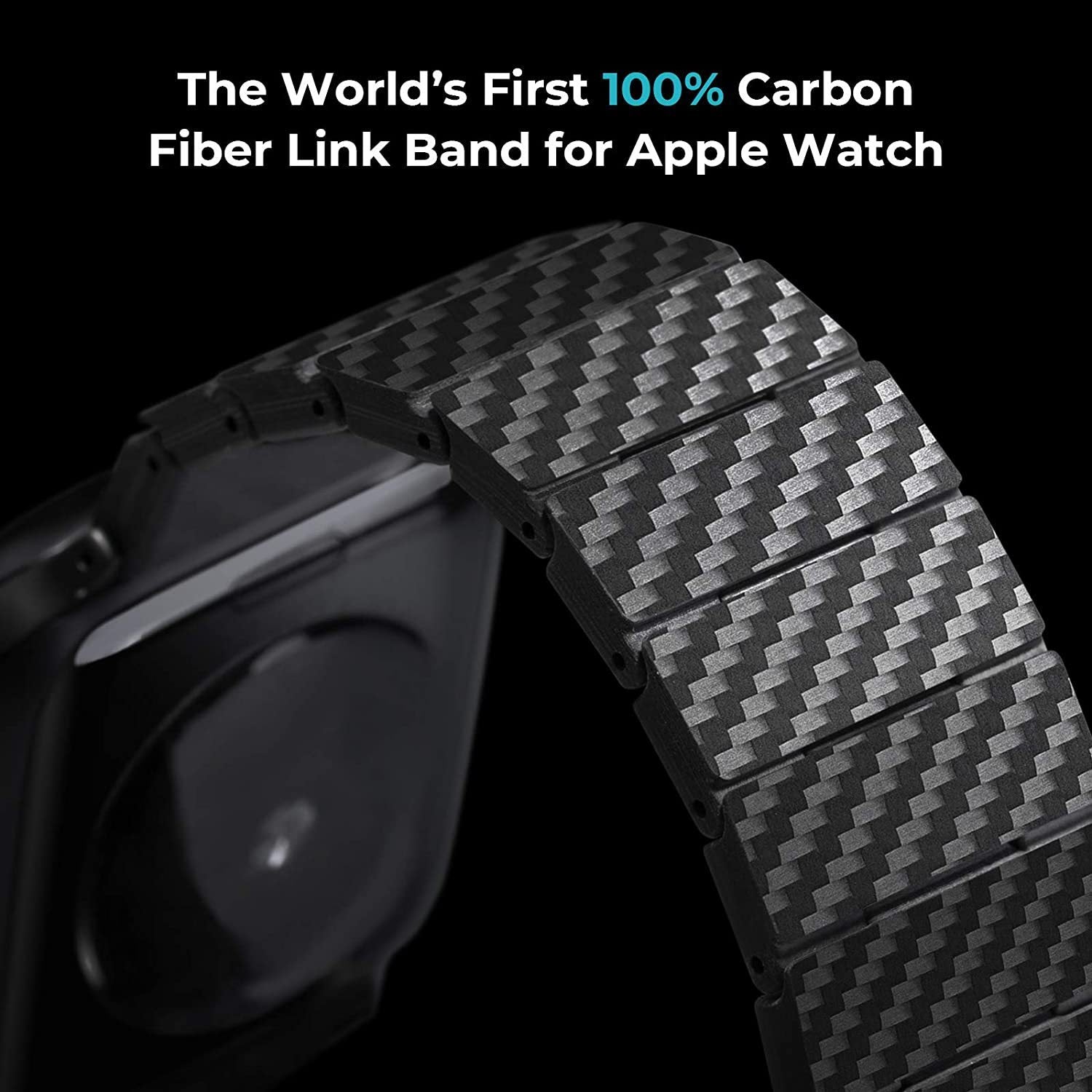 Carbon Fiber Strap Black Generation Lightweight Resin Strap