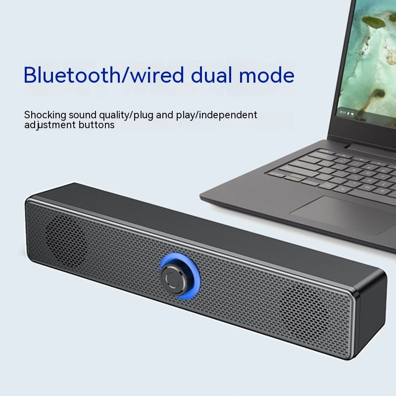 Strip Loudspeaker Home Desktop Computer Wired Speaker Mobile Phone Notebook Bluetooth Audio