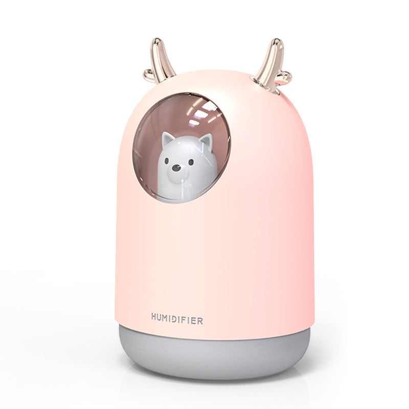 Mini portable aromatherapy hydrating air purifier