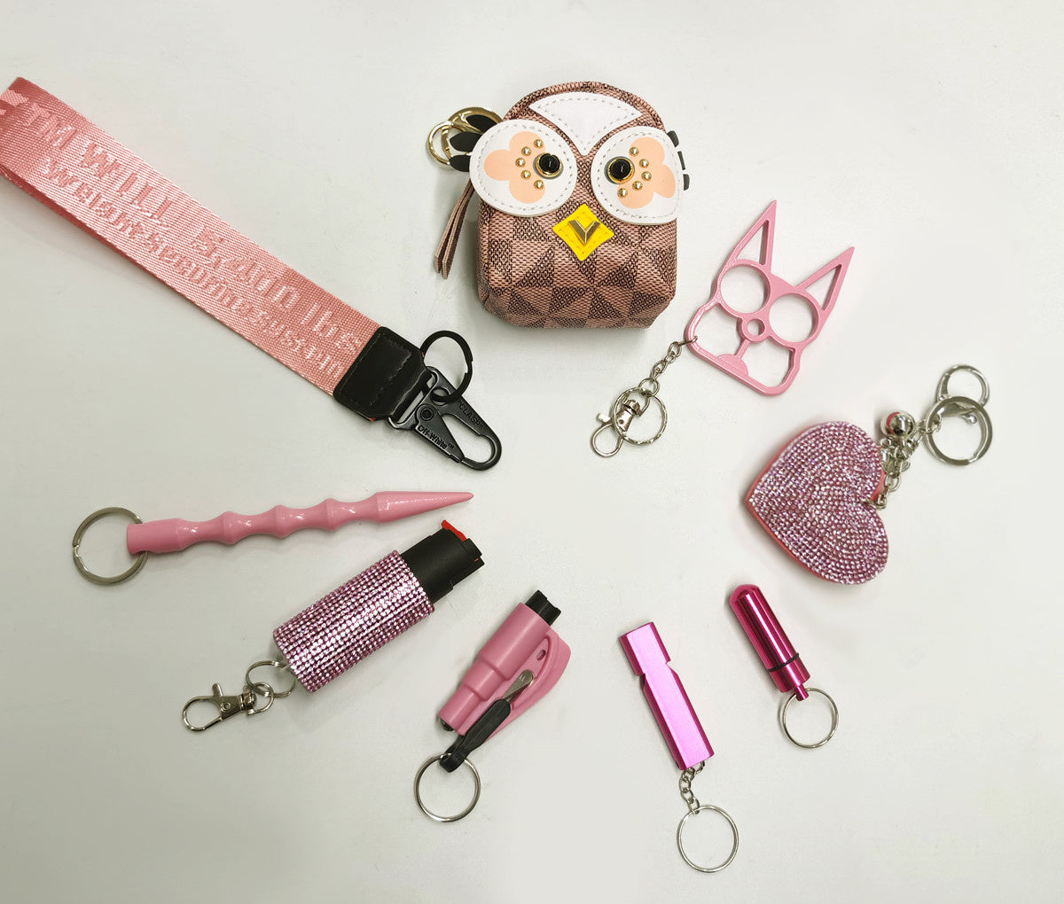 Hand Chain Self-defense Keychain Set
