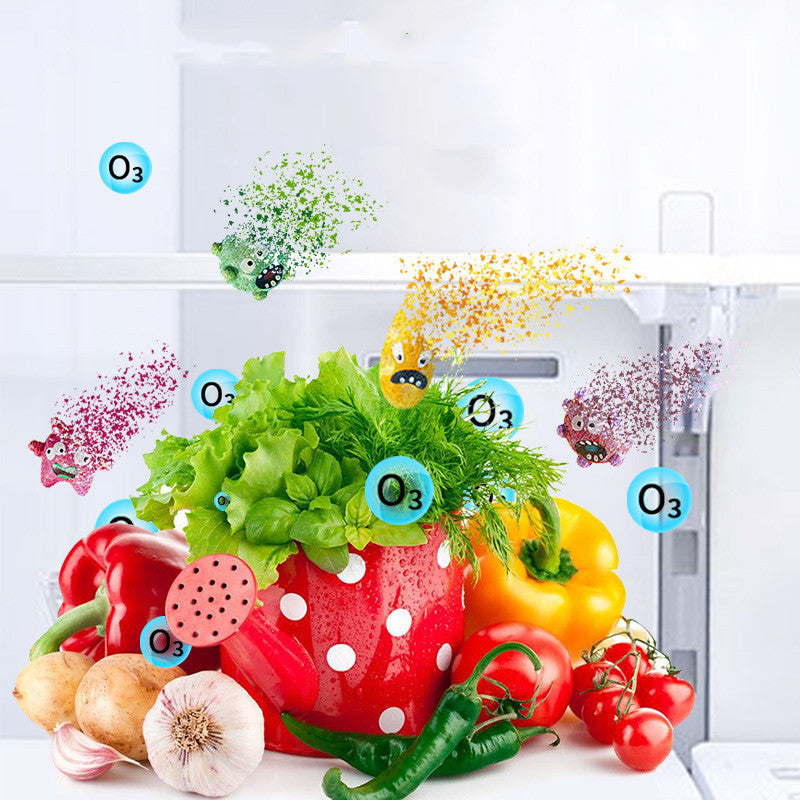 Ozone Sterilizer Wardrobe Shoe Cabinet Pet Refrigerator Sterilizer Portable Car Household Air Purifier
