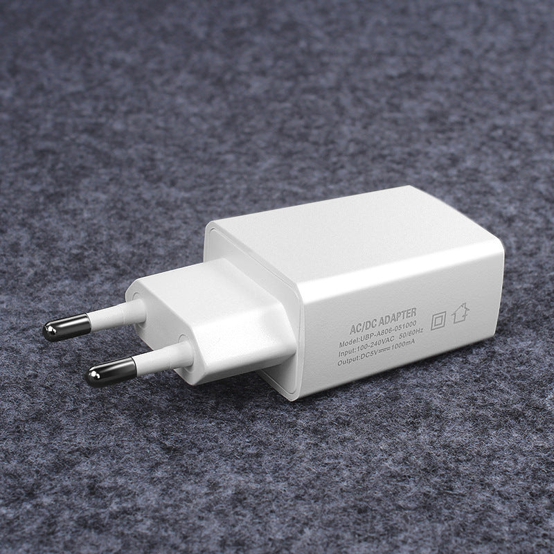 Household 5V1000ma European Standard Power Charger