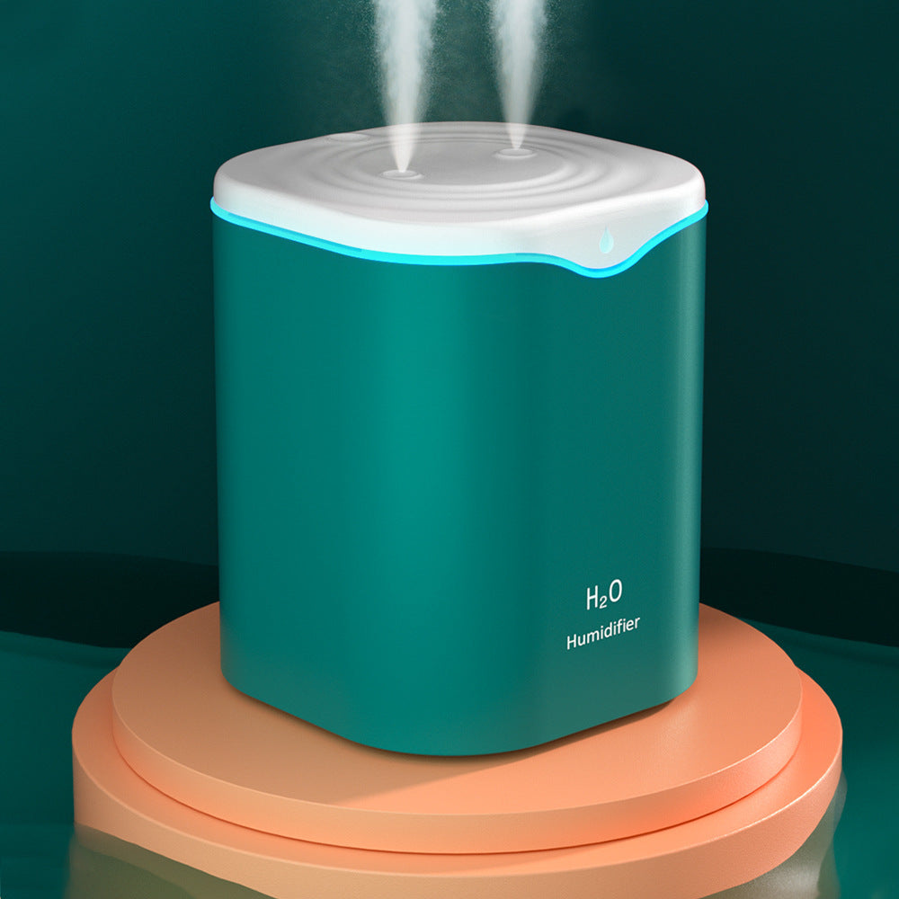 Home Desktop Large-capacity Compact Portable Dual-jet Humidifier