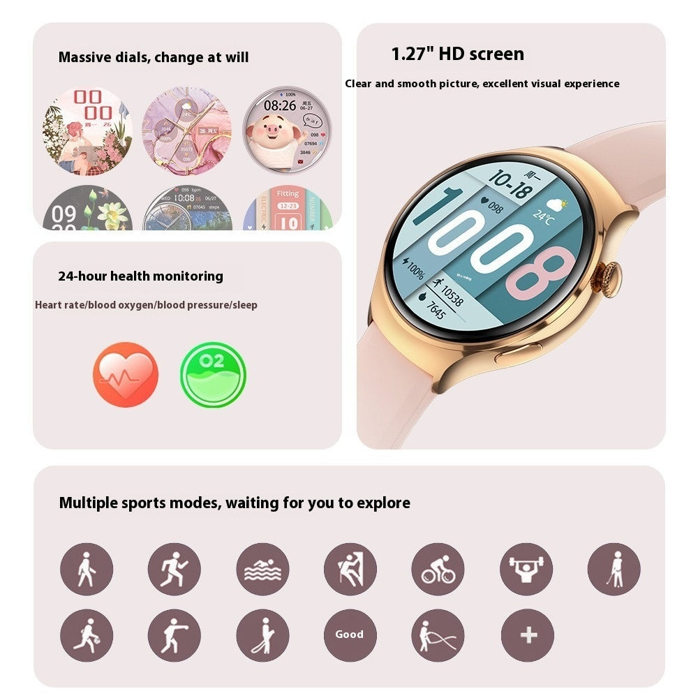 Smart Watch Bluetooth Calling Women's Health