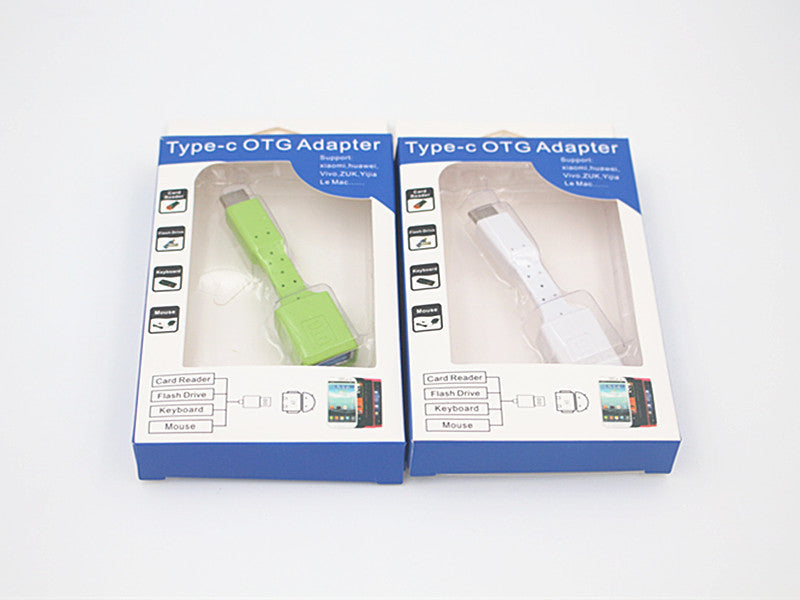 Injection Molding Type C OTG Adapter Usb20 To Type C OTG Adapter Cable TYPE C Adapter