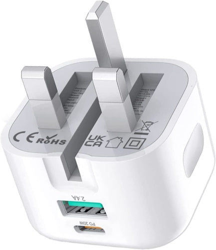 For 14 13 12 11 Pro XR XS Fast Charging 20W USB-C PD Plug Charger Cable