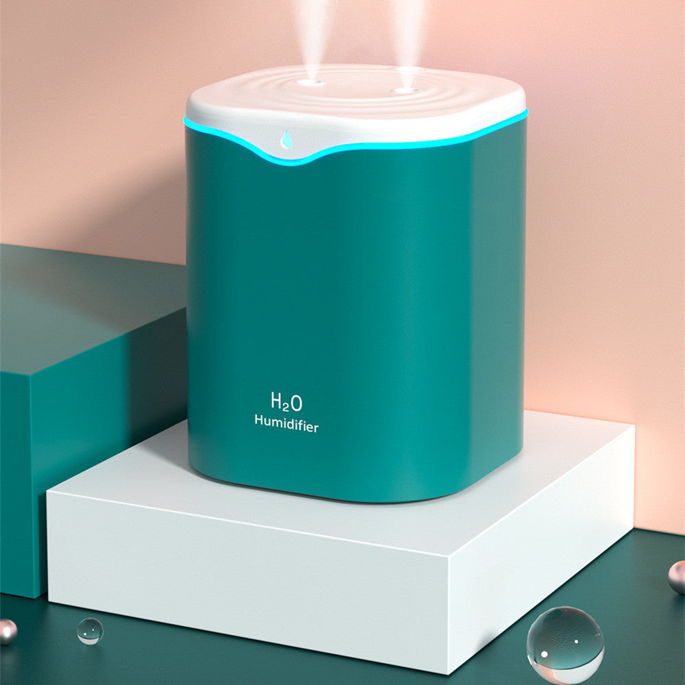 Home Desktop Large-capacity Compact Portable Dual-jet Humidifier