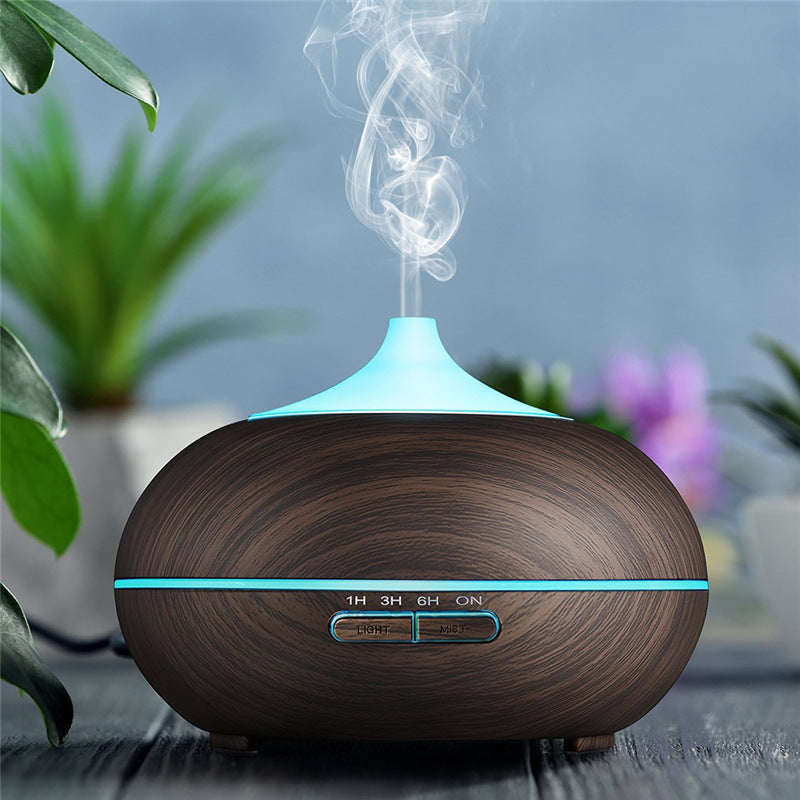 Colorful Wood Grain Aroma Diffuser Household Air Humidifier