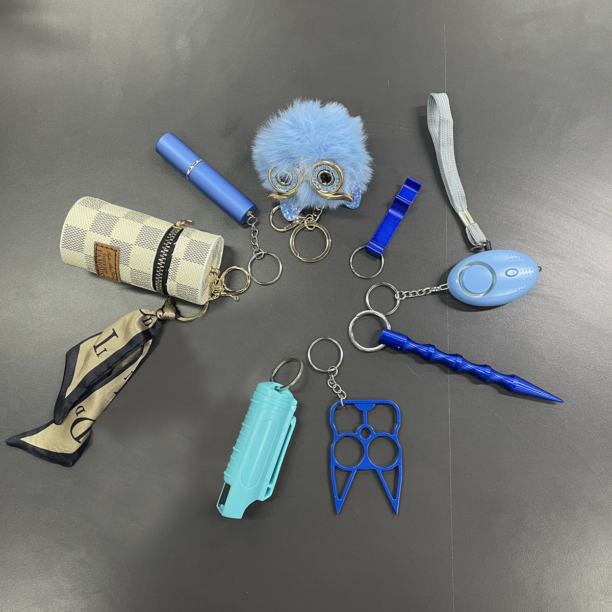 Hand Chain Self-defense Keychain Set