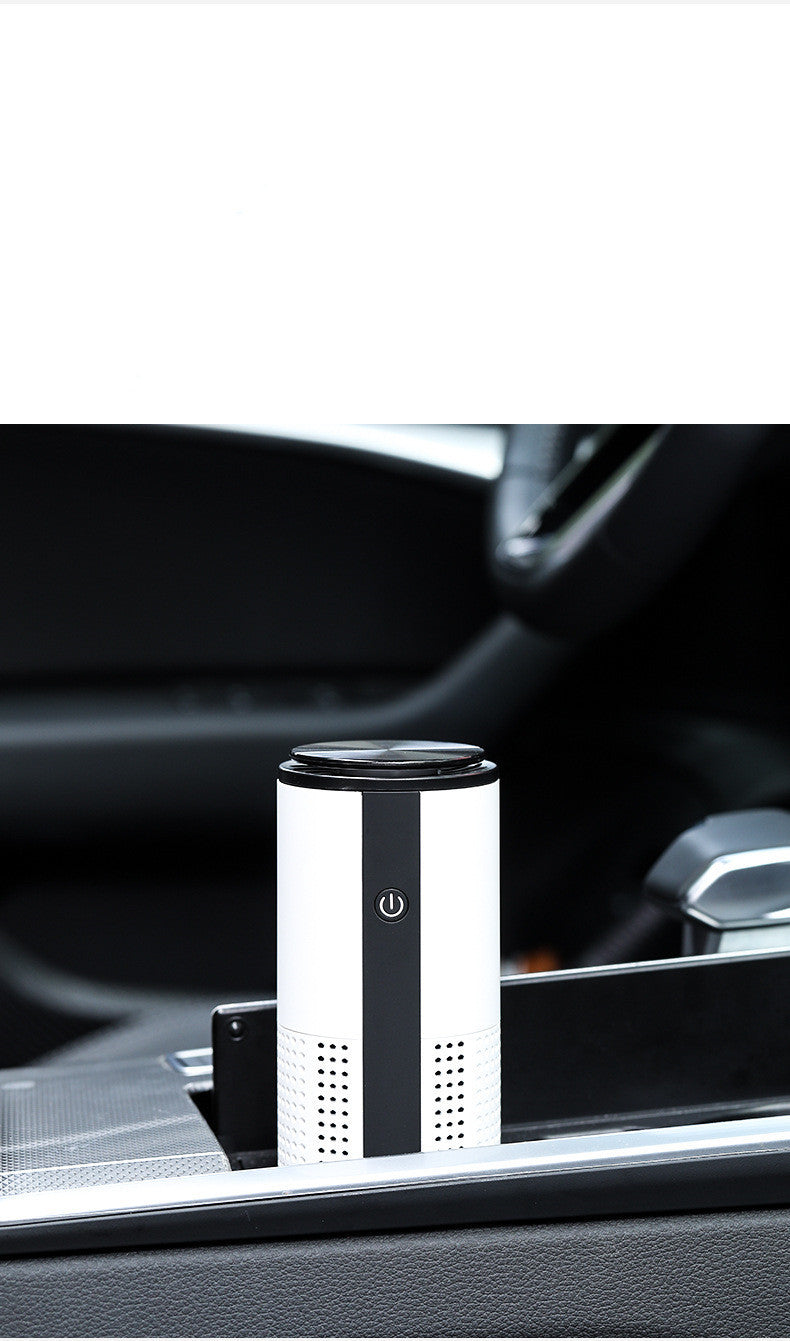 Negative ion vehicle air purifier