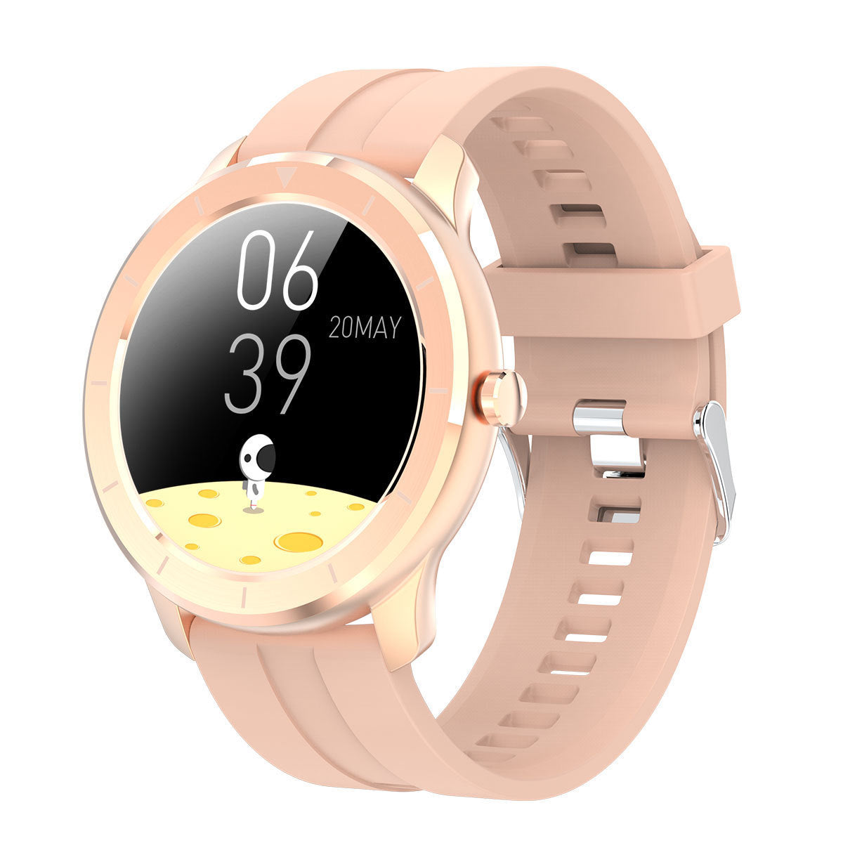T6 full circle full touch smart watch