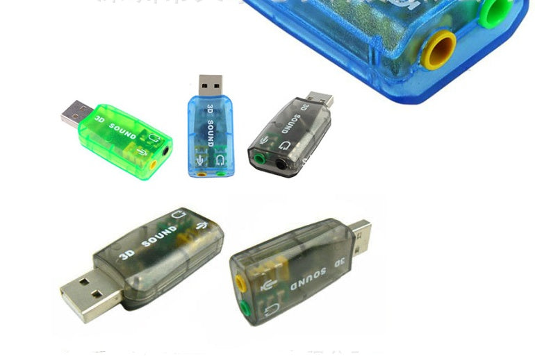 Computer external USB sound card free drive USB5.1 sound card USB SOUND CARD