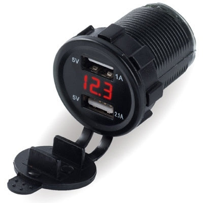 Motorcycle Car Charger Waterproof Fast Charging Cigarette Lighter