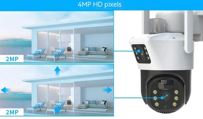 Solar Surveillance Camera Mobile Phone Remote HD Night Vision