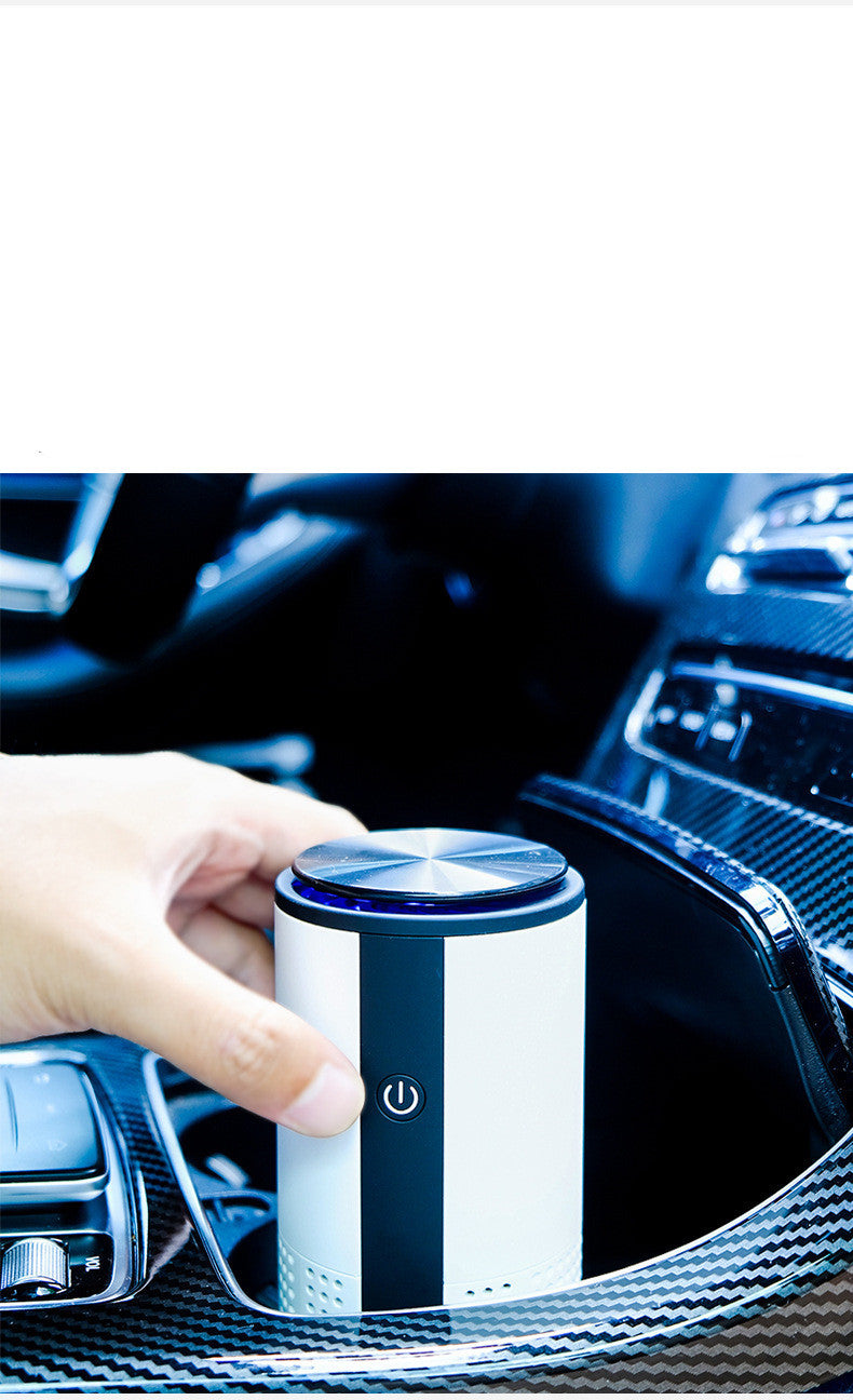 Negative ion vehicle air purifier