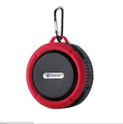 C6 new waterproof suction cup wireless bluetooth speaker three anti-plug card small stereo outdoor portable hands-free call speaker