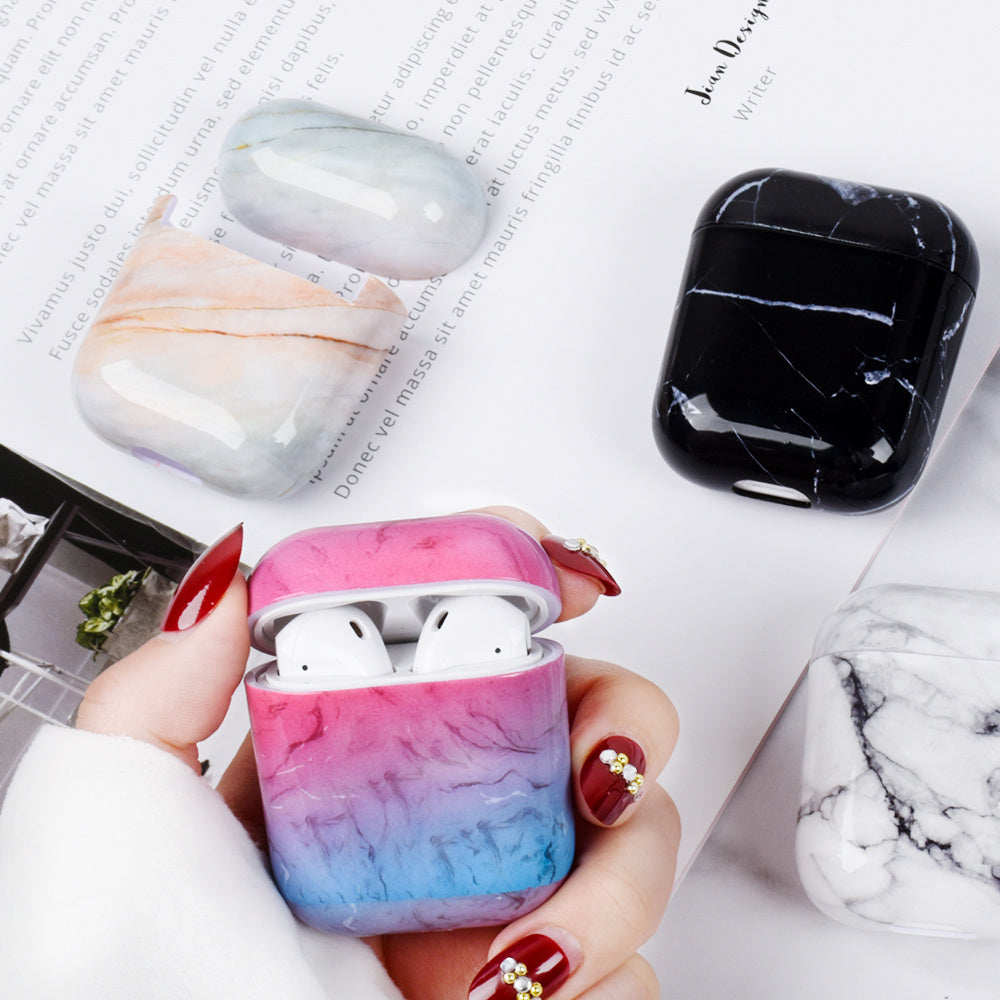 Compatible with Apple, Compatible with Apple , Marbled earphone case