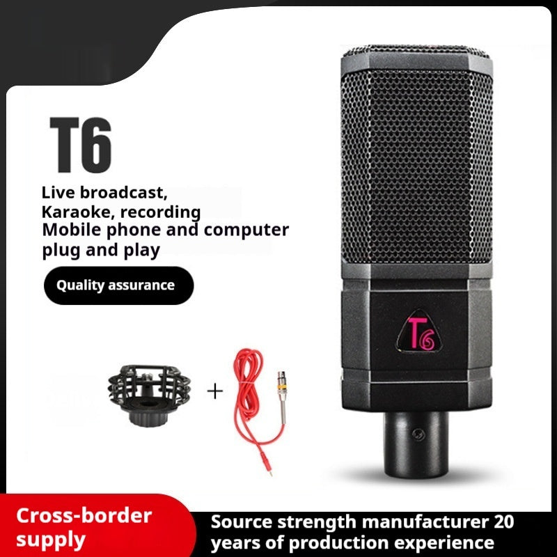 Microphone, Condenser Wired Noise Cancelling Microphone